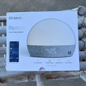 Hatch Restore Smart Sleep Assistant - Gray and White